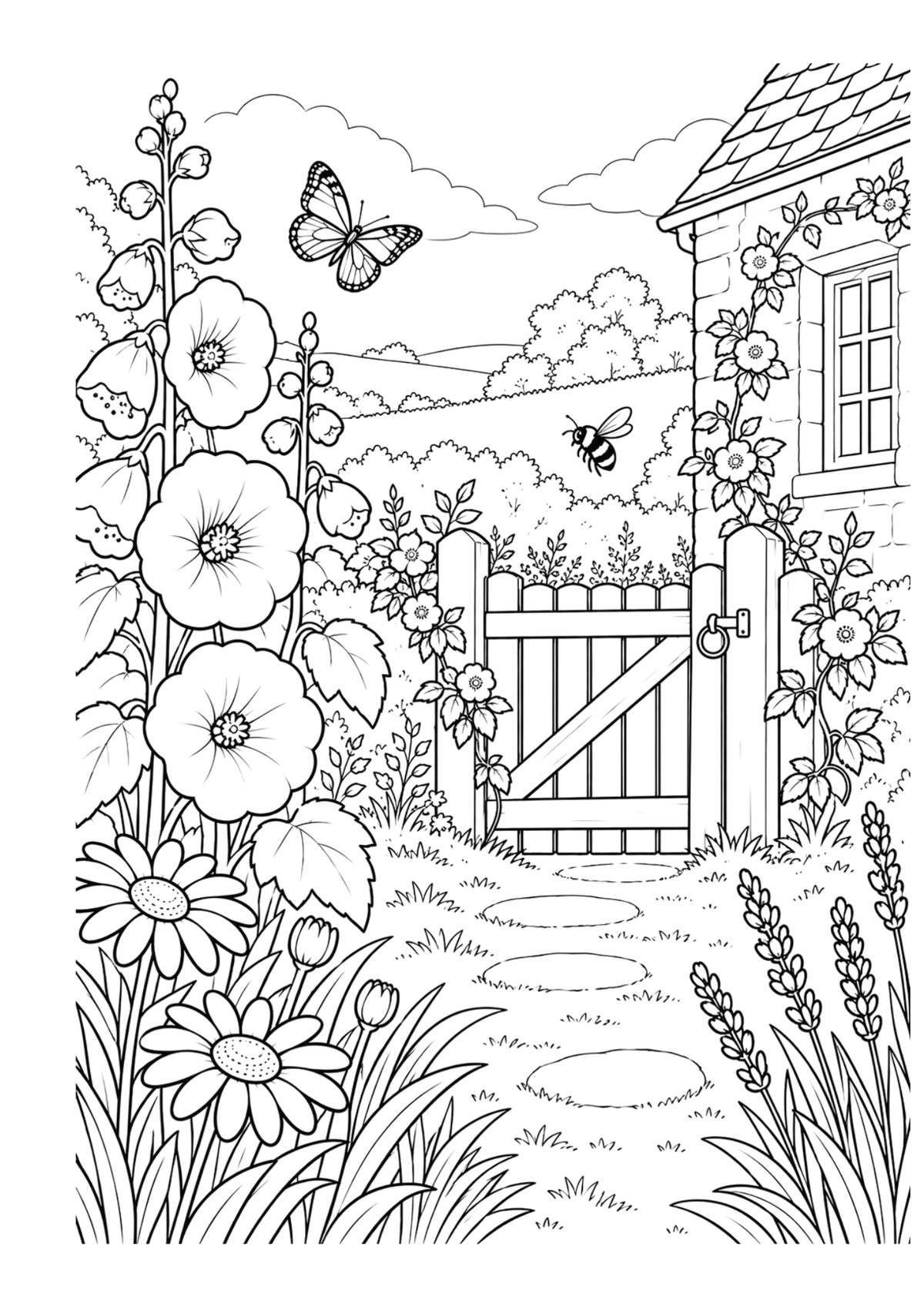 British Nature - Adult Colouring Book