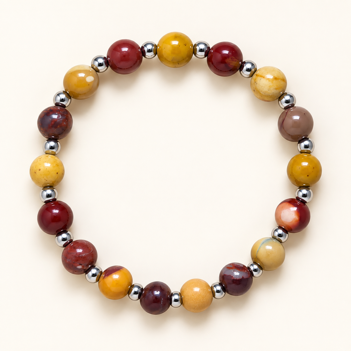 Mookaite Natural Crystal Bracelet