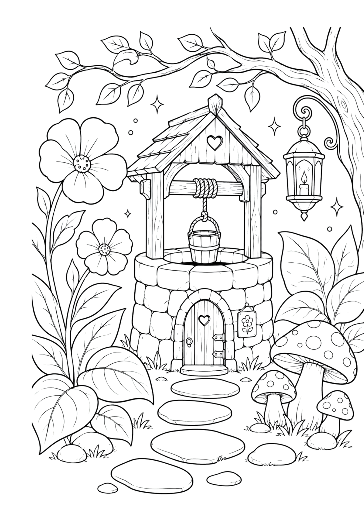 Hidden Fairy Magic - Adult Colouring Book