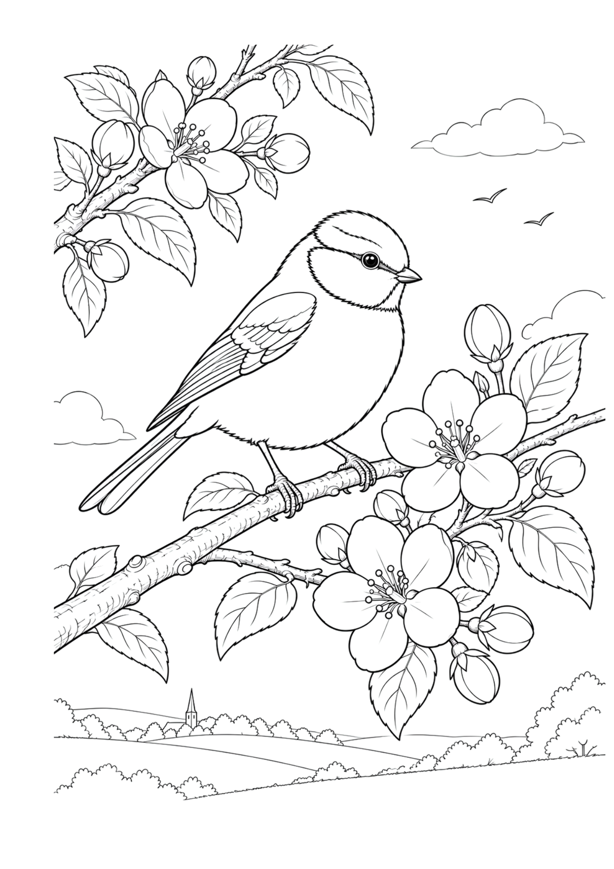 British Nature - Adult Colouring Book