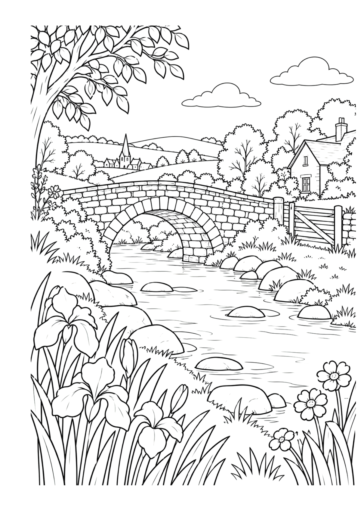 British Nature - Adult Colouring Book